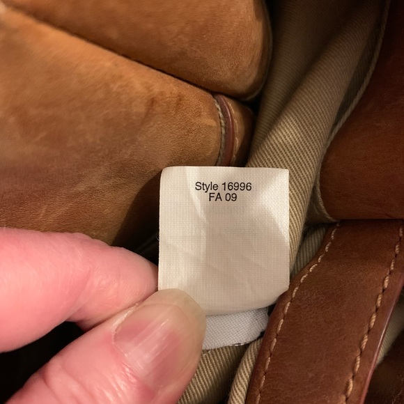 J. Crew Brown/Camel Leather Campo Bag - Picture 9 of 16
